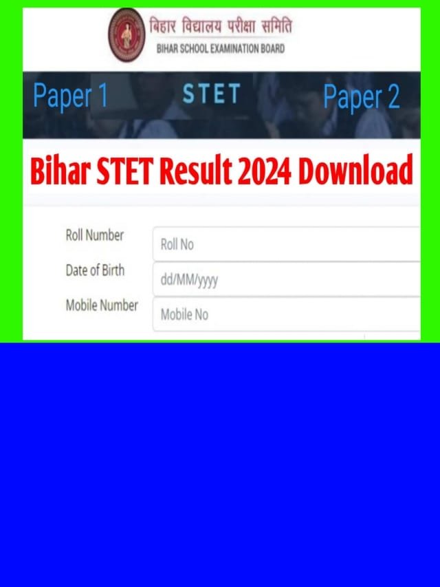 Bihar STET Result 2024