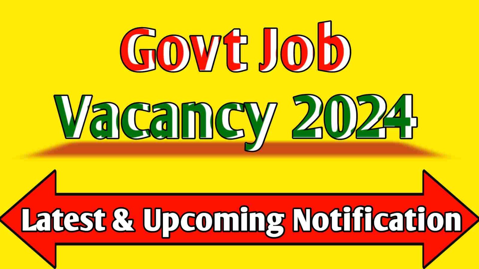 Govt Job Vacancy 2024