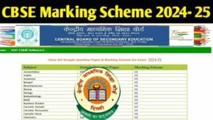 Marking Scheme For Class 12 CBSE 2024-25